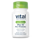 Hyperbiotics Pro-15 Pre+Probiotic Support for Everyday Gut Health - 30 Vegan Micro-Pearls.