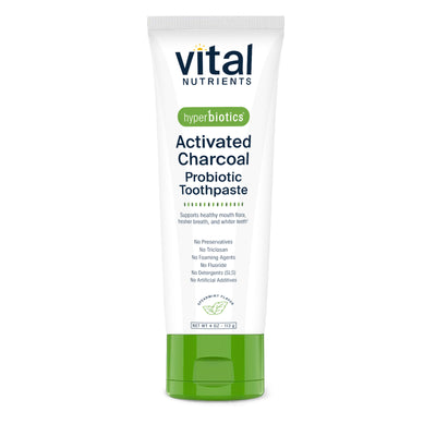 Hyperbiotics Activated Charcoal Probiotic Toothpaste